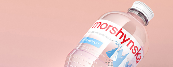 Morshynska 水之声饮用水包装设计 
